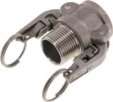 Imagen destacada de la colección - Casquillos De Acoplamiento Camlock De Seguridad Con Rosca Macho Tipo B