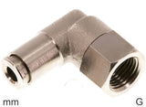 Imagen destacada de la colección - Codo Conector Push-In Latón Roscas G Hembra