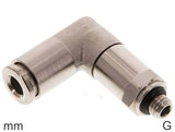 Imagen destacada de la colección - Codo Conector Push-In Latón Roscas G Macho Largo