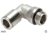 Imagen destacada de la colección - Codo Conector Push-In Latón Roscas G Macho