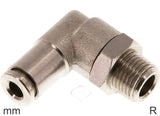 Imagen destacada de la colección - Codo Conector Push-In Latón Roscas R Macho Giratorio