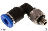 Imagen destacada de la colección - Codo Conector Push-In Latón Y Plástico Roscas G Macho