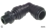 Imagen destacada de la colección - Codos Conector Push-In De Plástico Roscas G Macho