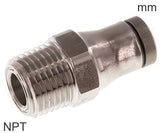 Imagen destacada de la colección - Conectores Push-In Acero Inoxidable Roscas NPT Macho FDA