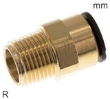 Imagen destacada de la colección - Conectores Push-In Latón Y Plástico Roscas R Macho (15-32mm)