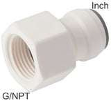 Imagen destacada de la colección - Conectores Push-In Plástico Roscas-G/NPT Hembra Líquidos Y Alimentos Pulgada