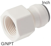 Conectores Push-In Plástico Roscas-G/NPT Hembra Líquidos Y Alimentos Pulgada