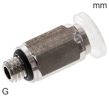 Conectores Push-In Acero Inoxidable Y PP Roscas G Macho
