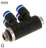 Imagen destacada de la colección - Distribuidor 4-Vías Conector Push-In Latón Y Plástico Roscas G Macho