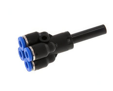 Distribuidor Conectores Push-In Latón Y Plástico Con Plug In 4 Salidas
