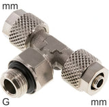 Imagen destacada de la colección - Conectores En T Push-On Roscas G Macho Articulación Giratoria En Forma De T