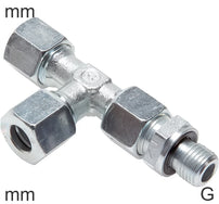 Conectores En T De Compresión Acero Inoxidable Roscas G Macho En L Ajustable