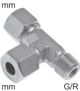 Conectores En T De Compresión De Acero Inoxidable Roscas-G/R Macho En Forma De L