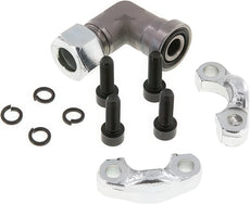 Accesorios De Brida De Codo Con Brida SAE Dividida 3000 Psi ISO 6162-1