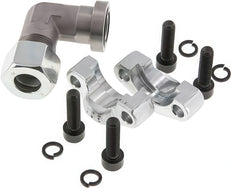 Accesorios De Brida Codo Con Brida SAE Dividida 6000 Psi ISO 6162-1