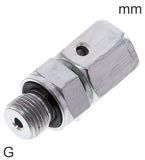 Imagen destacada de la colección - Accesorios De Anillo Cortante Acero / Acero Inoxidable Roscas G Macho Ajustable Con Cono De Sellado Y Junta Tórica
