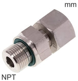 Imagen destacada de la colección - Anillo Cortante Accesorios Acero / Acero Inoxidable Roscas NPT Macho Ajustable