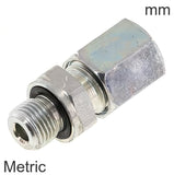 Imagen destacada de la colección - Accesorios De Anillo Cortante Acero / Acero Inoxidable Roscas Métricas Macho Con Sello De Elastómero