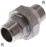 Imagen destacada de la colección - Niple Doble Latón / Fundición De Hierro / Acero Inoxidable Roscas R Separables Con Junta Plana PN25