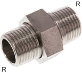 Imagen destacada de la colección - Niples Dobles De Acero Inoxidable Roscas R Separables Con Sello Cónico/Plano PN40
