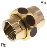 Imagen destacada de la colección - Accesorios De Manguito Latón / Fundición De Hierro / Acero Inoxidable Roscas Rp Con Sello Cónico PN25
