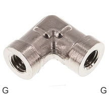Accesorios En Ángulo 90 Grados Latón / Acero Inoxidable Roscas G Hembra PN150