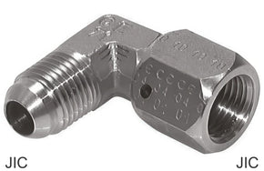 Accesorios En Ángulo 90 Grados Acero / Acero Inoxidable Roscas JIC Macho/Hembra PN310