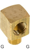 Imagen destacada de la colección - Accesorios En Ángulo 90 Grados Latón / Aluminio / Acero Inoxidable Roscas G Macho/Hembra PN16