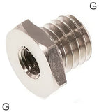 Imagen destacada de la colección - Niples Reductores Latón / Acero Inoxidable Roscas G PN40