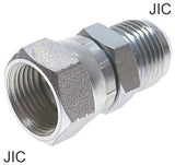 Imagen destacada de la colección - Niples Reductores Acero / Acero Inoxidable Roscas JIC PN310