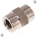 Imagen destacada de la colección - Accesorios De Manguito Latón / Aluminio / Acero Inoxidable Roscas G Con Hex PN40