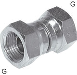 Imagen destacada de la colección - Accesorios De Manguito Acero / Acero Inoxidable Roscas G Con Cono Para Manguera De 60 Grados PN575