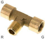 Imagen destacada de la colección - Conectores En T Latón / Acero Inoxidable Roscas-G/R Macho/Hembra En T PN150