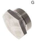Imagen destacada de la colección - Tapones De Cierre Acero / Acero Inoxidable Roscas G Con Cono Para Manguera 60gr PN575