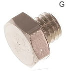 Imagen destacada de la colección - Tapones De Cierre Latón / Acero Inoxidable Roscas G Hexagonal Exterior PN40