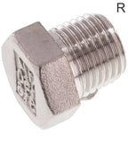 Imagen destacada de la colección - Tapones De Cierre Plástico / Acero Inoxidable Roscas R Hexagonal Exterior PN16
