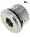 Imagen destacada de la colección - Tapones De Cierre Acero Inoxidable Roscas UNF Hexágono Interior PN630