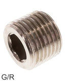 Imagen destacada de la colección - Tapones De Cierre Latón / Acero Inoxidable Roscas-G/R Hexágono Interior PN40