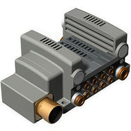 Válvulas Solenoides Con Conector Múltiple Plug In En Colector Montado En Base SMC VV5QC21-M 2000