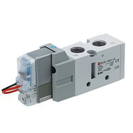 Válvulas Solenoides Neumática SMC 5/2 Vías En Línea Con Rectificador VF3000