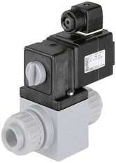 Válvula Solenoide 3/2 Vías 15.4mm Manguito Soldado Desviar Plástico FKM 0-1bar/15psi 230VAC Vacío 0131 235041