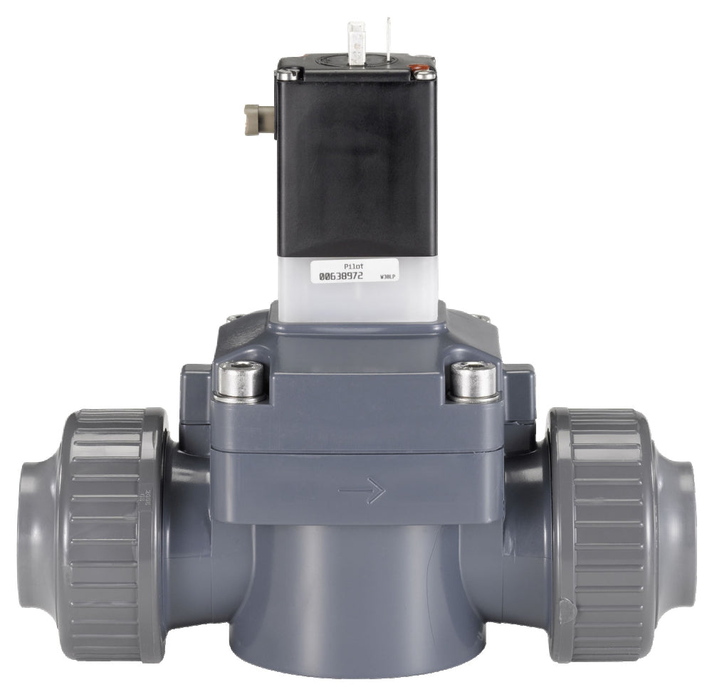 Válvula Solenoide 25mm Manguito Para Cementar NC Plástico FKM 0.5-6bar/7-87psi 12VDC 142 439561