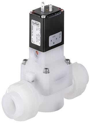 Válvula Solenoide 25mm Fundas Soldadas NC Plástico FKM 0.5-6bar/7-87psi 24VDC 142 88661