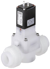Válvula Solenoide 25mm Fundas Soldadas NC Plástico FKM 0.5-6bar/7-87psi 24VDC 142 88661