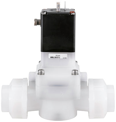 Válvula Solenoide 25mm Fundas Soldadas NC Plástico FKM 0.5-6bar/7-87psi 230VAC 142 63676