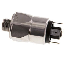 10 a 50bar SPDT Presostato de acero inoxidable G1/4'' 250VAC Conector plano EPDM