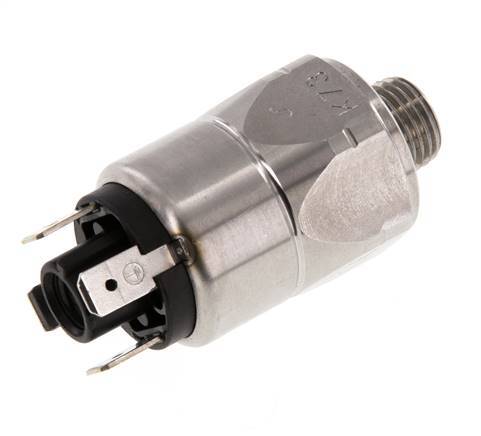interruptor de presión de acero inoxidable SPDT de 50 a 200bar G1/4'' 250VAC Conector plano