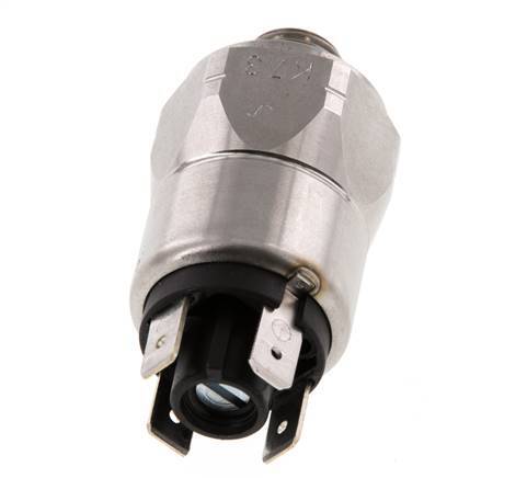 interruptor de presión de acero inoxidable SPDT de 50 a 200bar G1/4'' 250VAC Conector plano