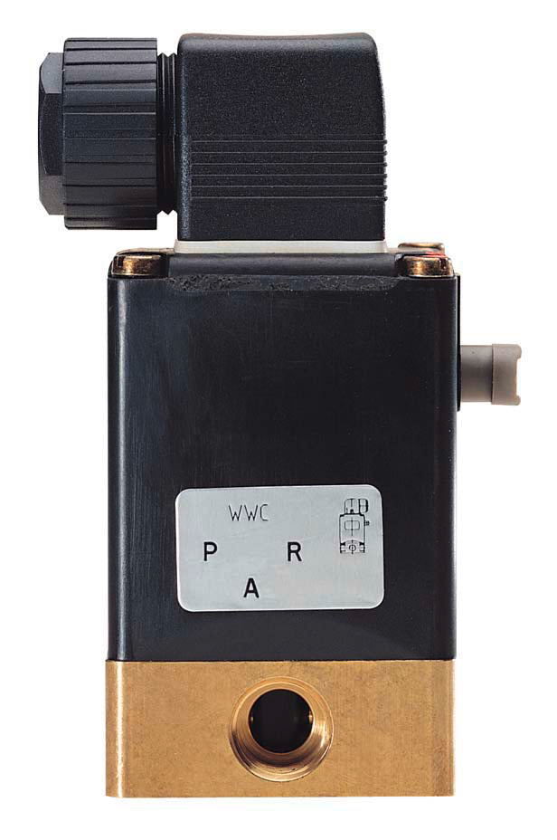 Válvula Solenoide 3/2 Vías G1/4'' NC Latón NBR 0-10bar/145psi 230VAC 0330 58146