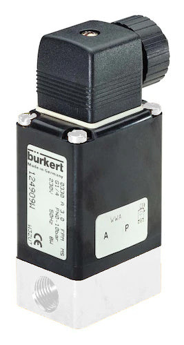 válvula solenoide 2/2 G1/4'' PVDF 24VDC Burkert 0330 23472